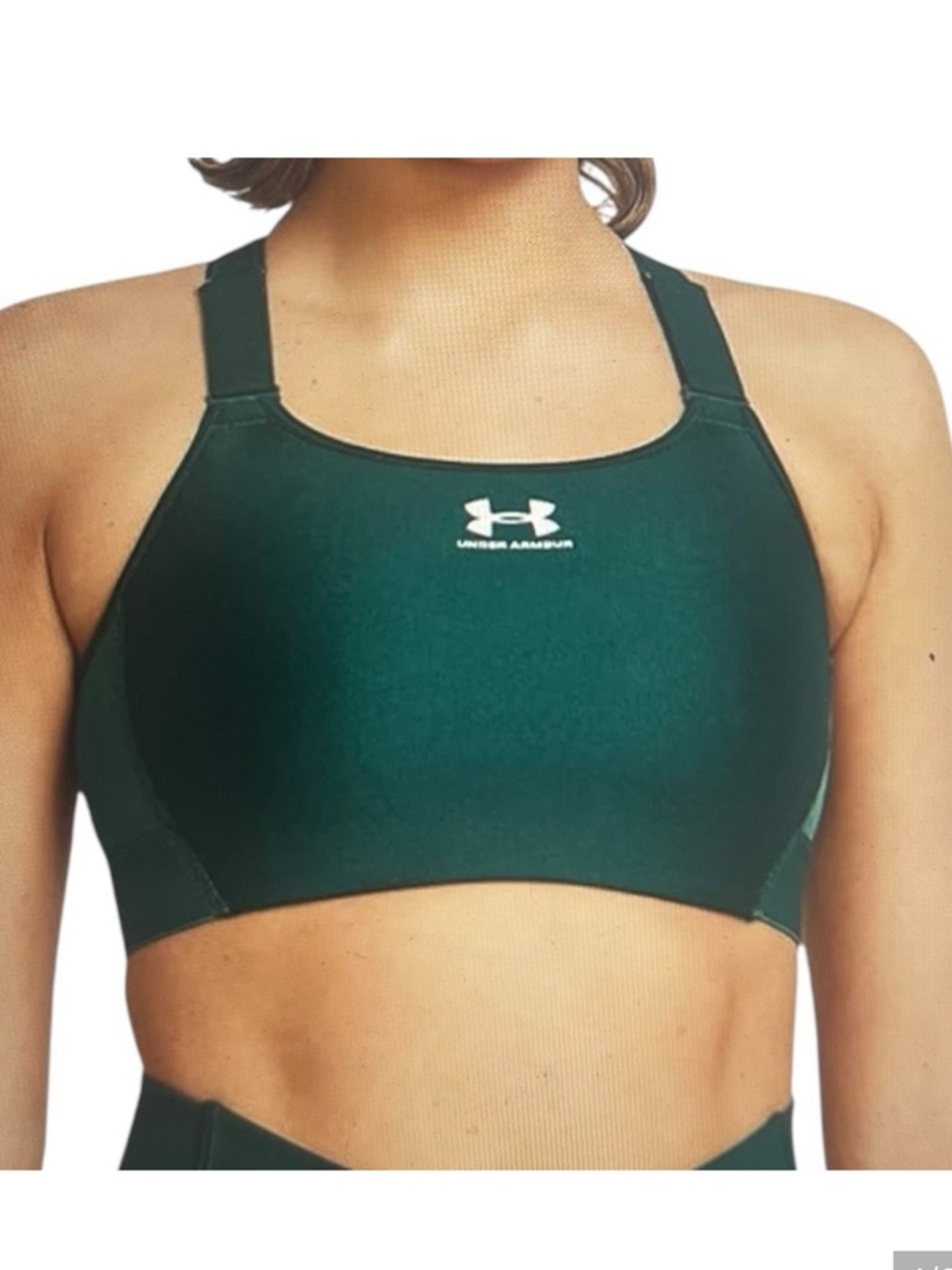 NWT Under Armour Women's Green Sports Bra - Picture 1 of 6